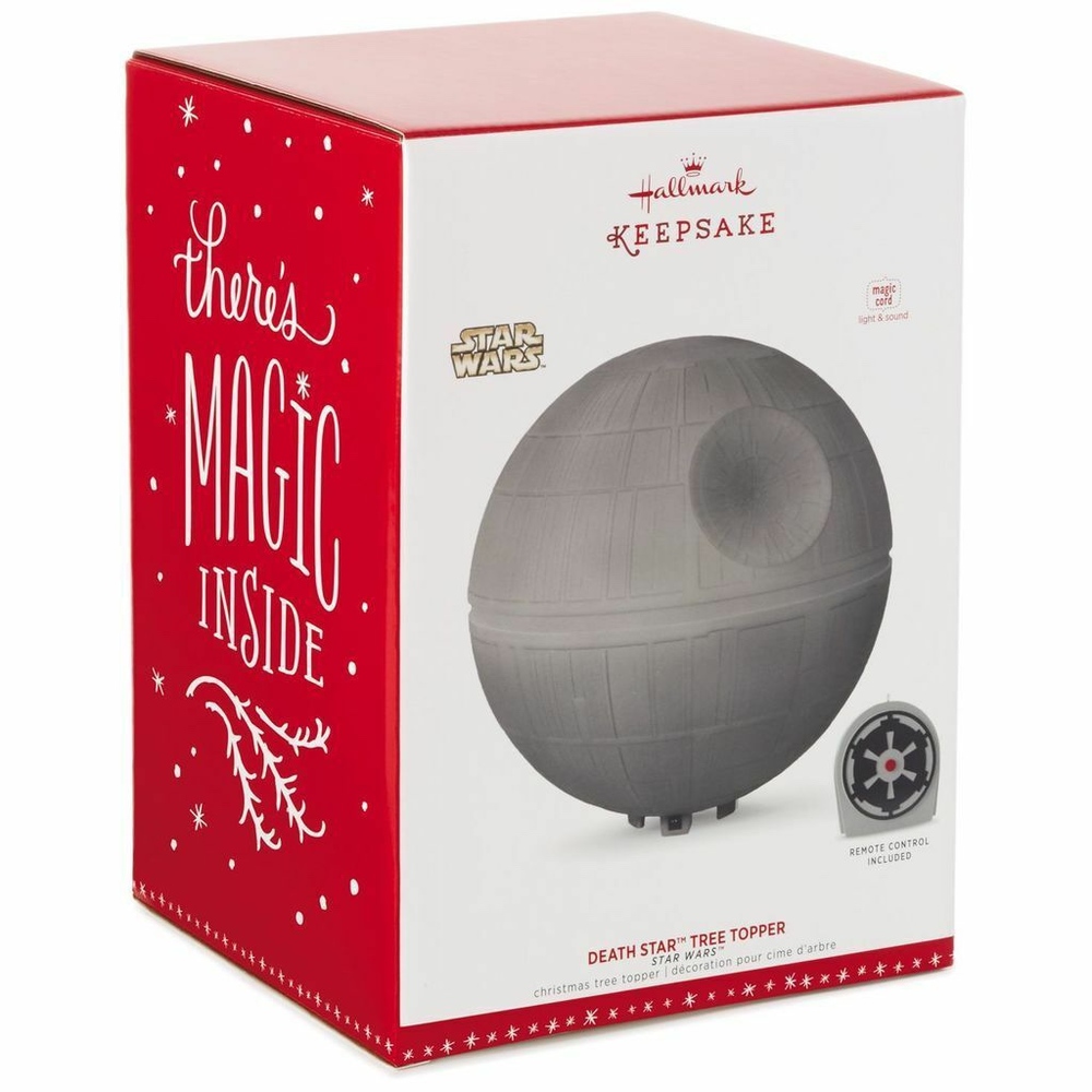 2016 Star Wars Death Star Christmas TreeTopper-NIB